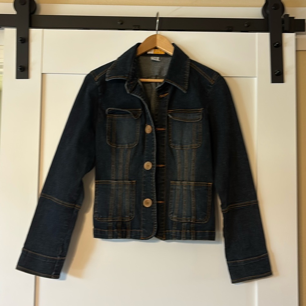Tulle Women’s Denim Jean Jacket size L